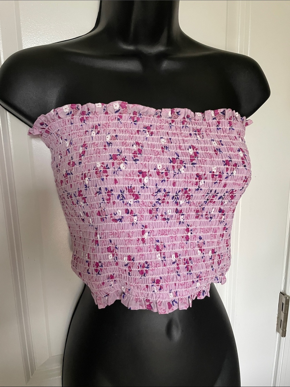 Post Surgical Binder - Lavender Smocked Floral